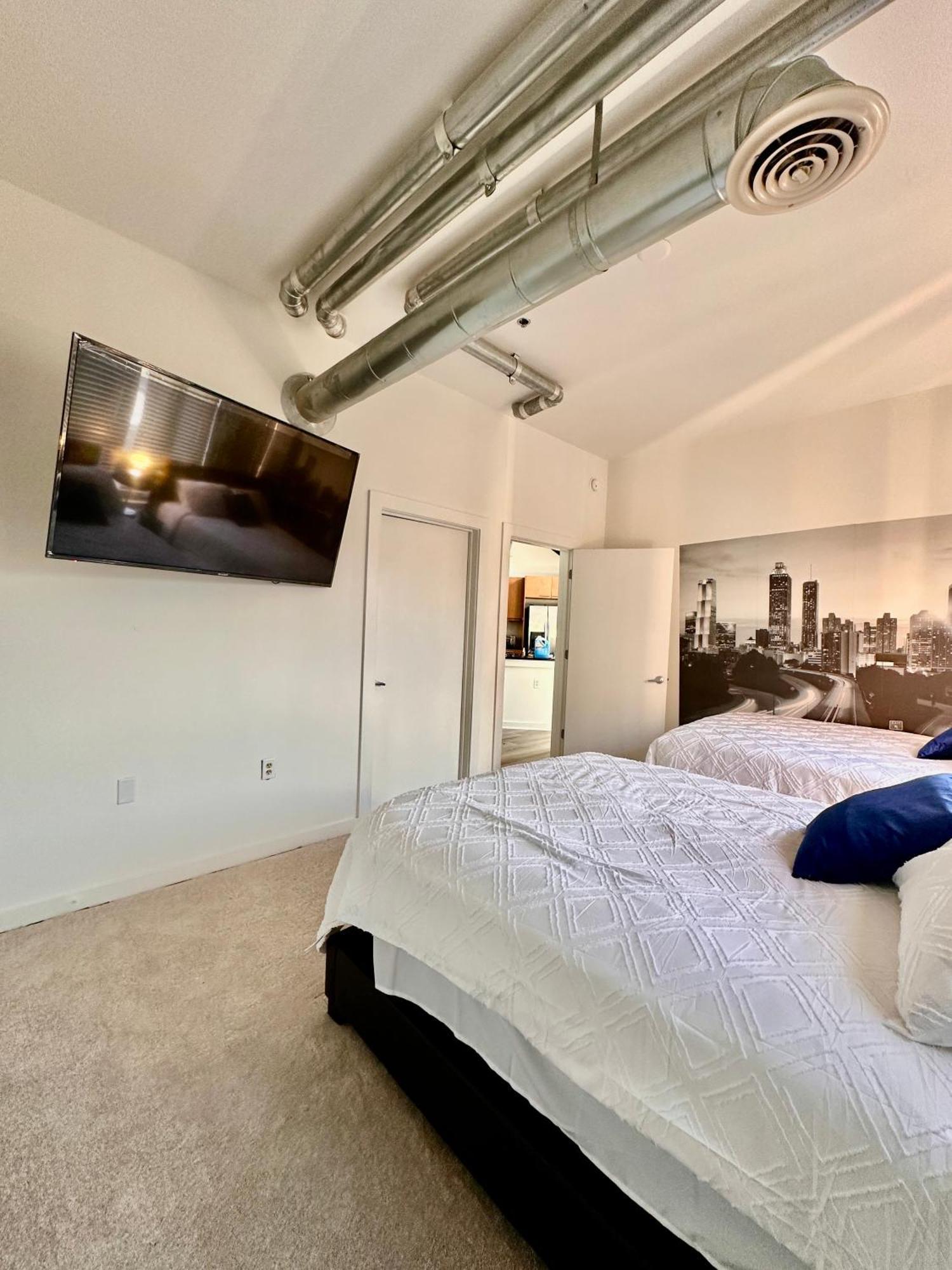 Ferienwohnung Grand 3Br Loft In Atlantic Station Atlanta Exterior foto