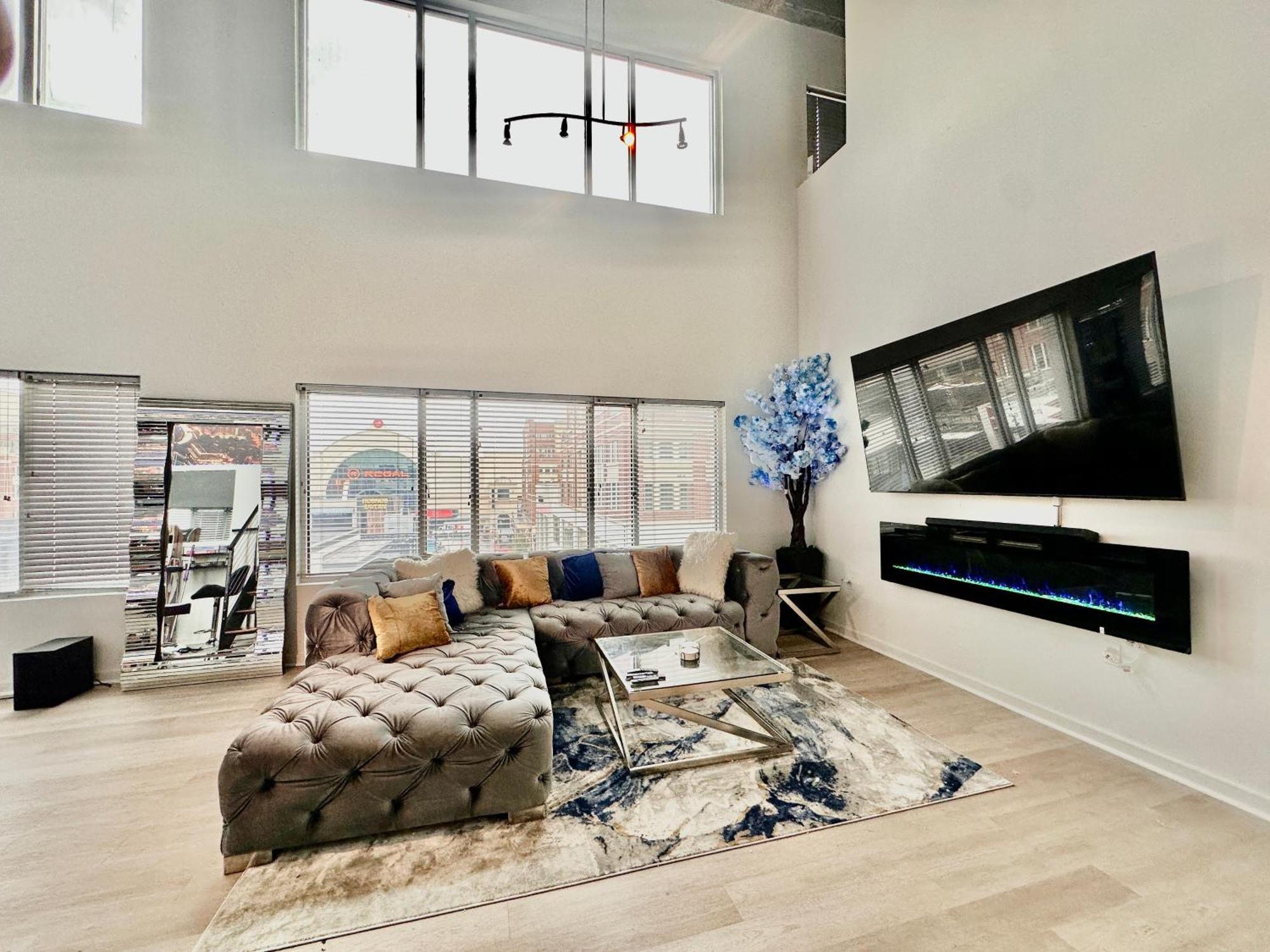 Ferienwohnung Grand 3Br Loft In Atlantic Station Atlanta Exterior foto